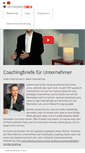 Mobile Screenshot of coachingbriefe-fuer-unternehmer.com
